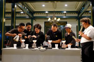 Walikota Solo dan barista kopi