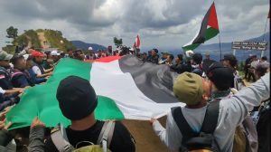 aksi Palestina di Gunung