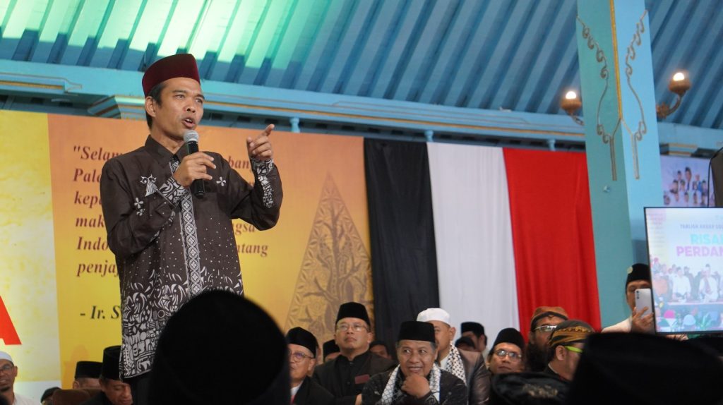 Abdul Somad di Masjid Agung