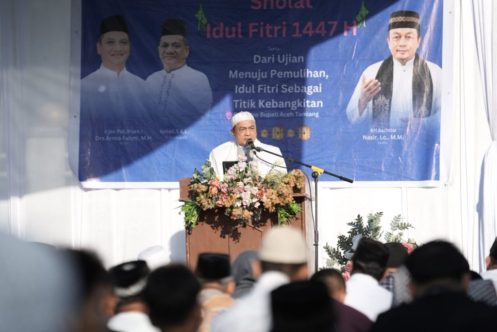 UBN Khotbah Idulfitri di Aceh Tamiang
